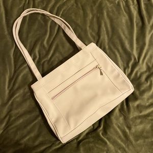 Light green hand bag